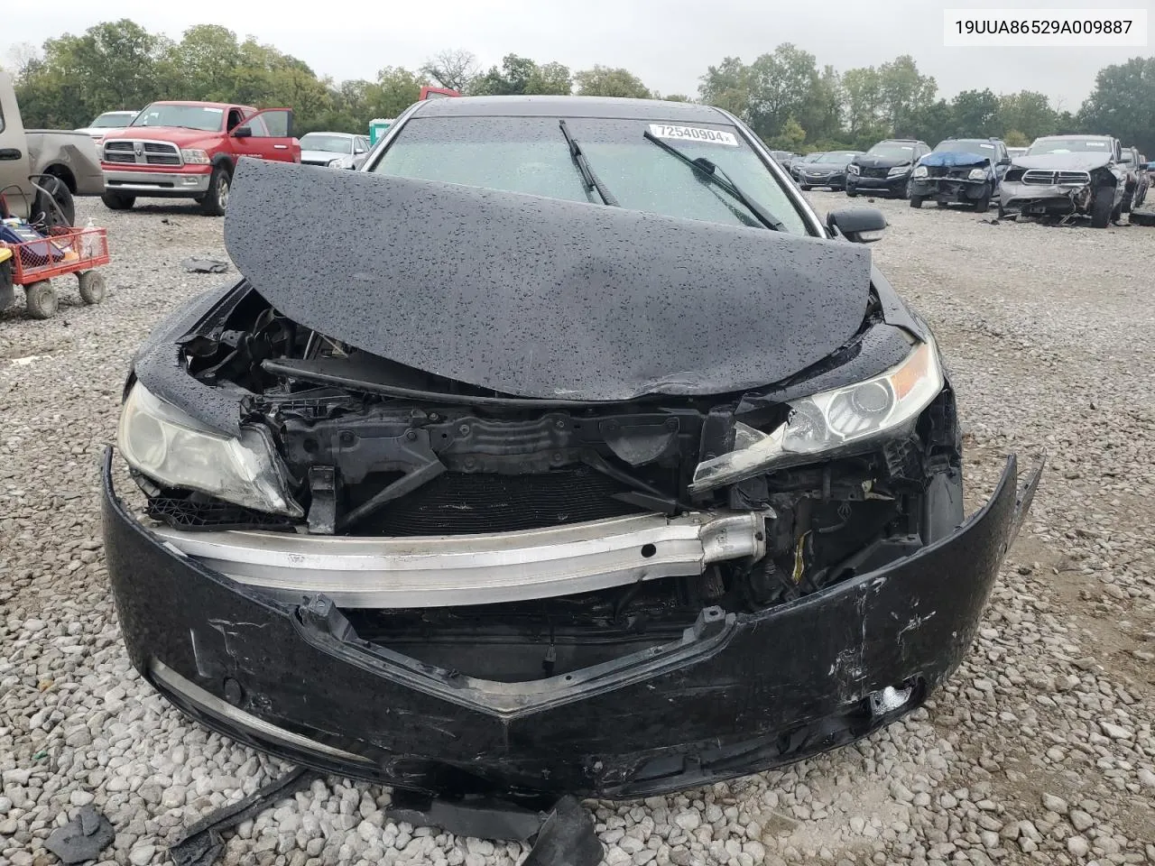 2009 Acura Tl VIN: 19UUA86529A009887 Lot: 72540904