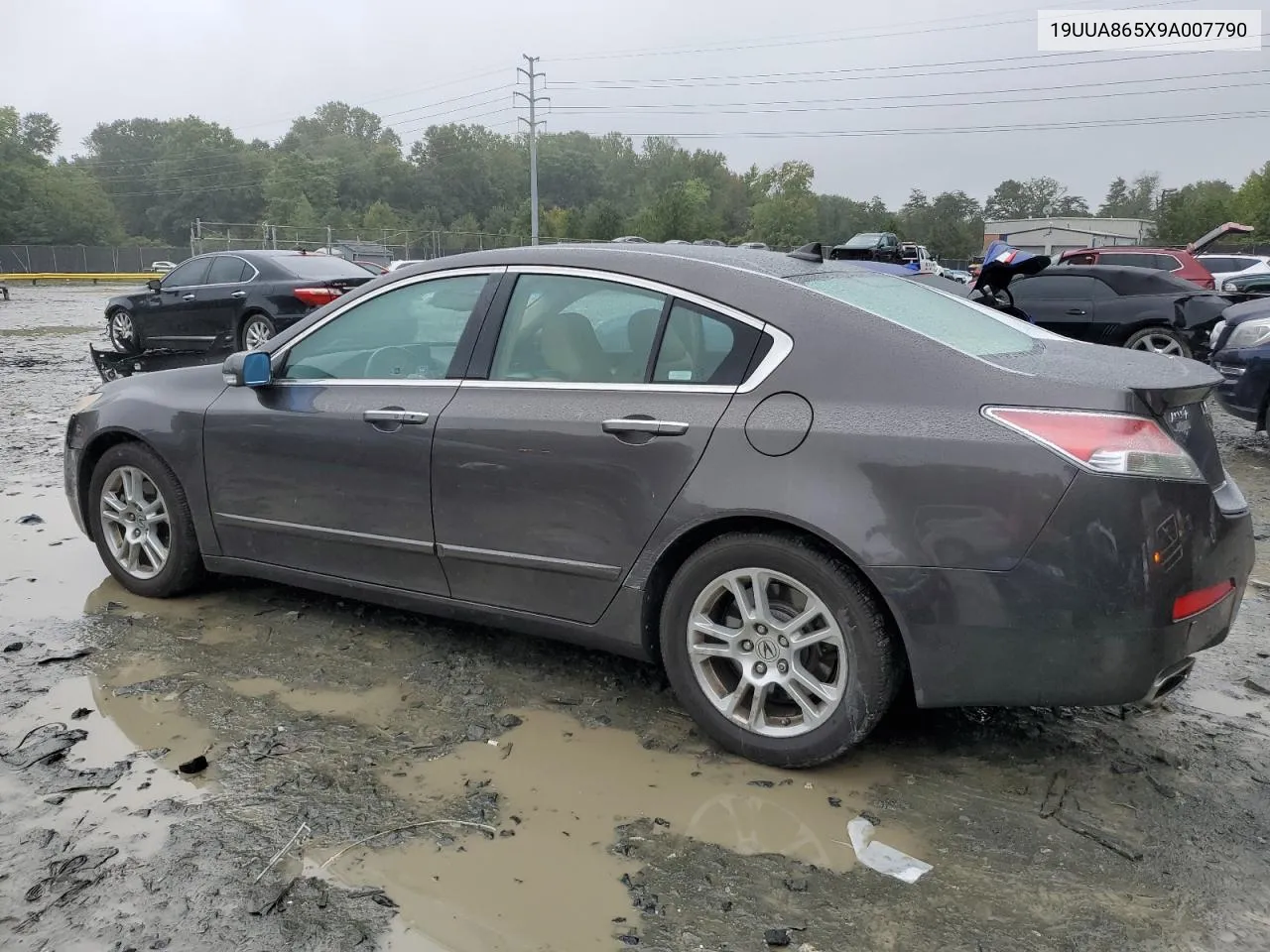 2009 Acura Tl VIN: 19UUA865X9A007790 Lot: 72885464