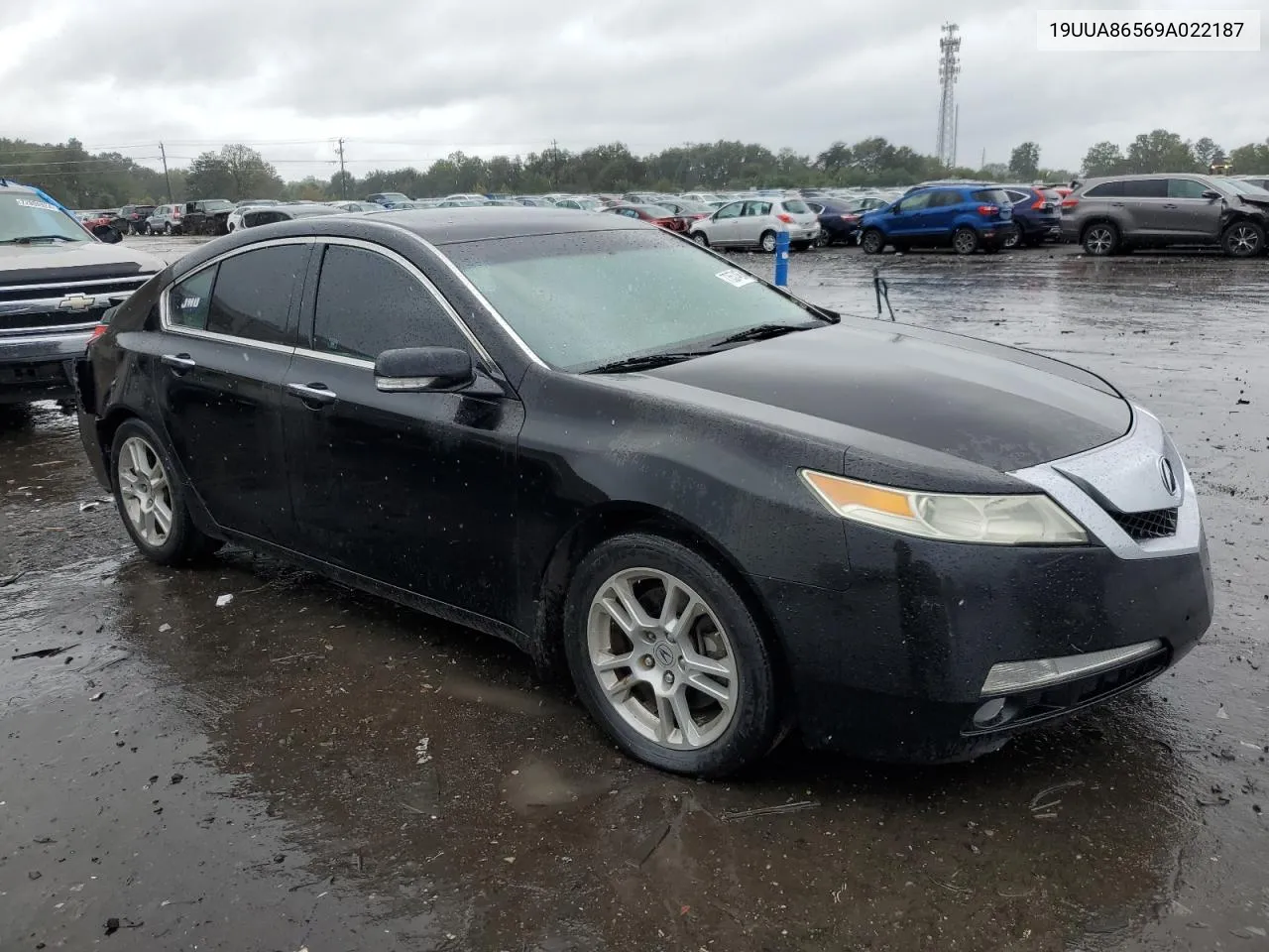 2009 Acura Tl VIN: 19UUA86569A022187 Lot: 73574634