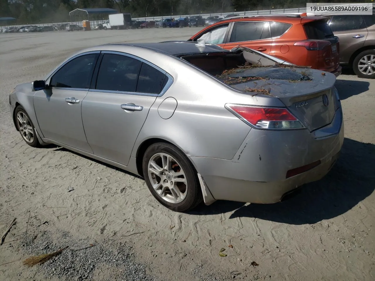 2009 Acura Tl VIN: 19UUA86589A009196 Lot: 73858694