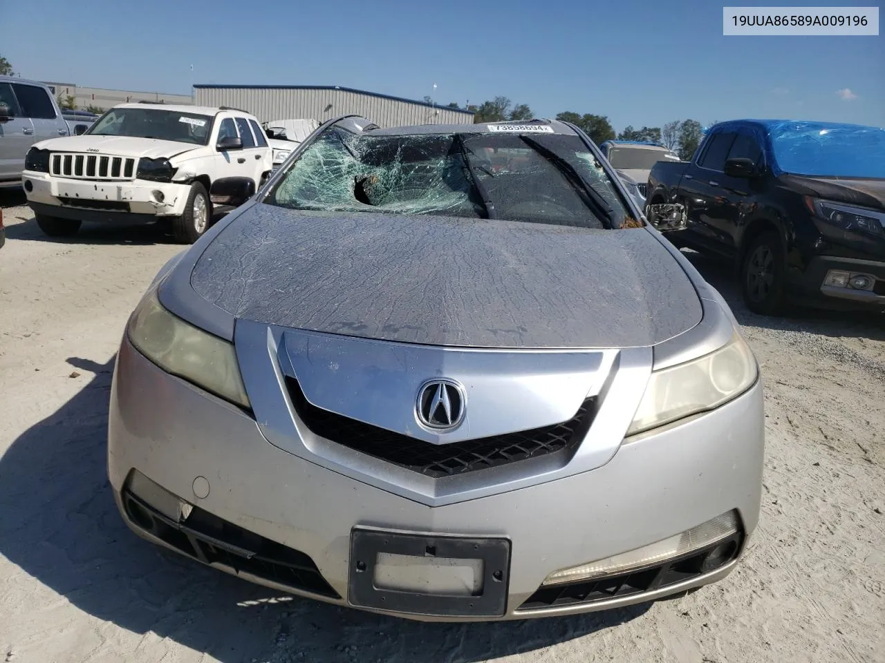 2009 Acura Tl VIN: 19UUA86589A009196 Lot: 73858694