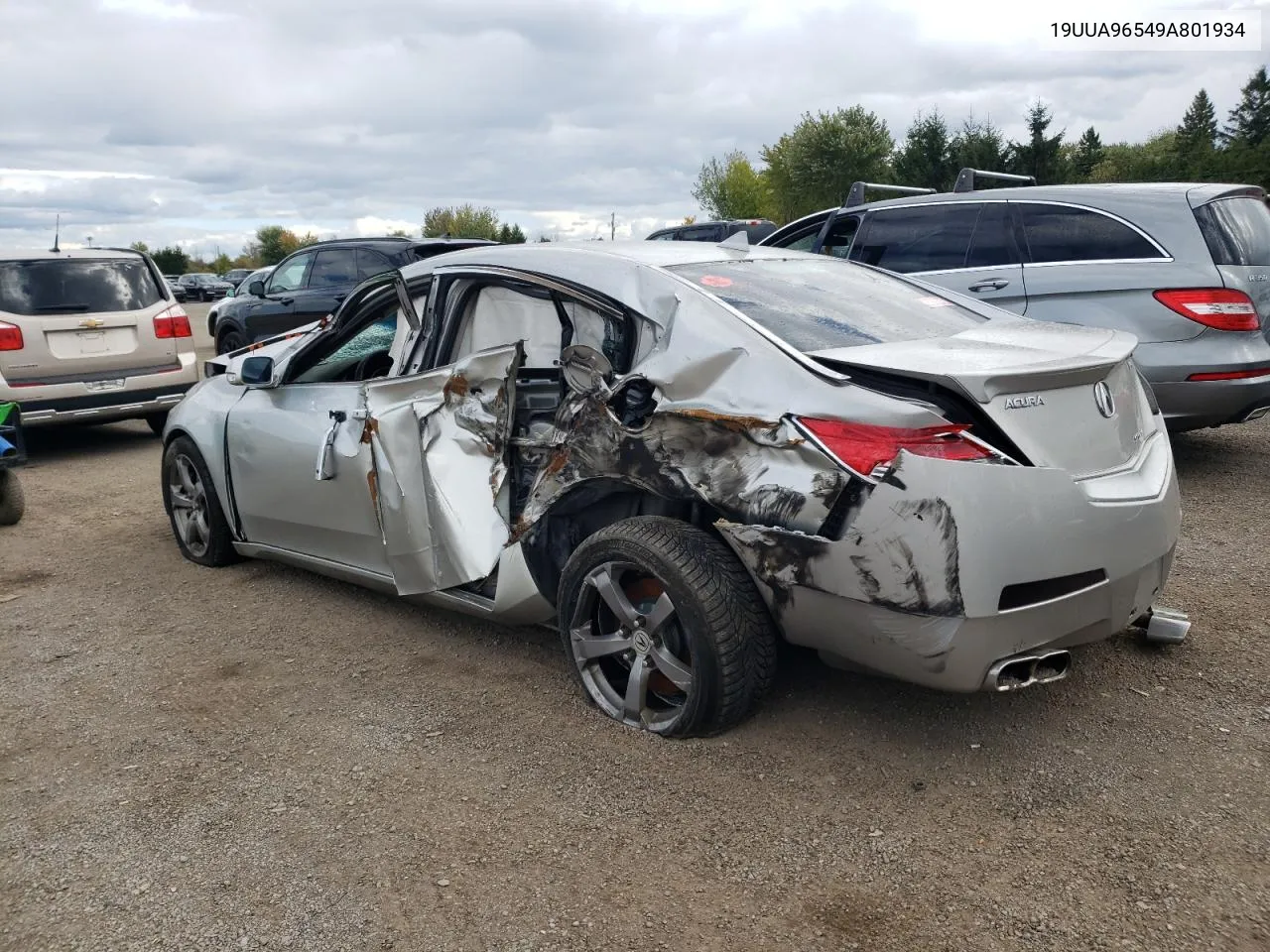 2009 Acura Tl VIN: 19UUA96549A801934 Lot: 74183804