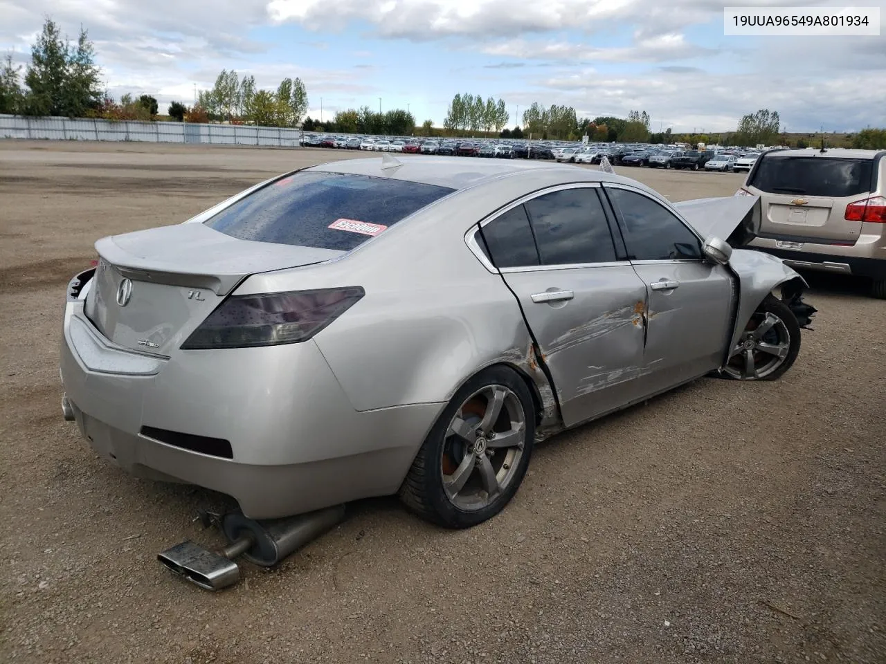 2009 Acura Tl VIN: 19UUA96549A801934 Lot: 74183804