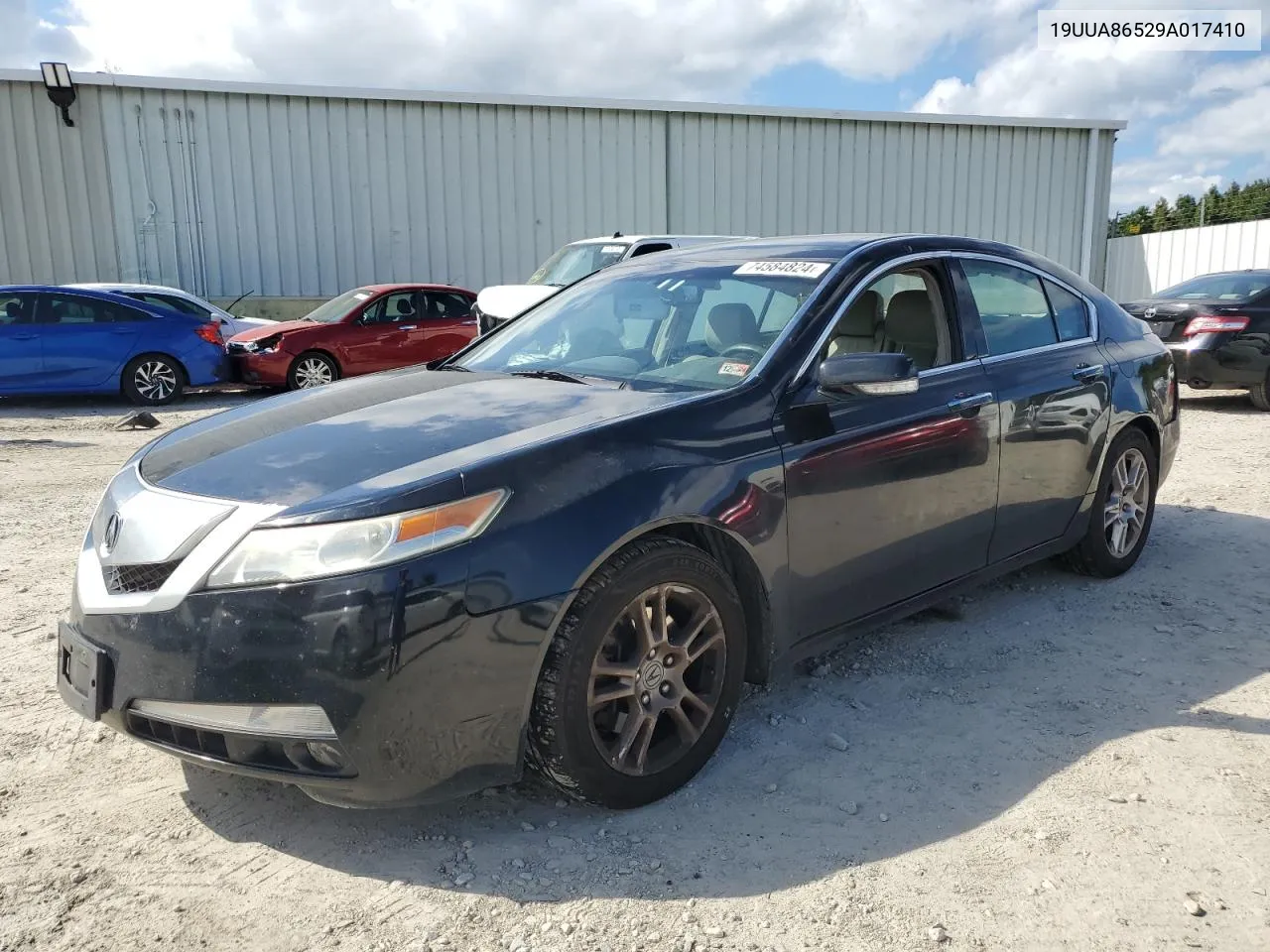 2009 Acura Tl VIN: 19UUA86529A017410 Lot: 74584824