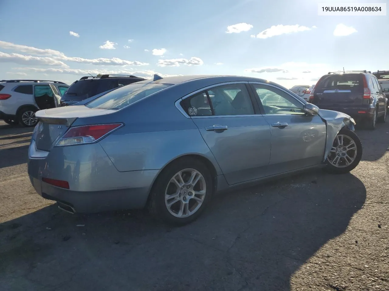 2009 Acura Tl VIN: 19UUA86519A008634 Lot: 75300634