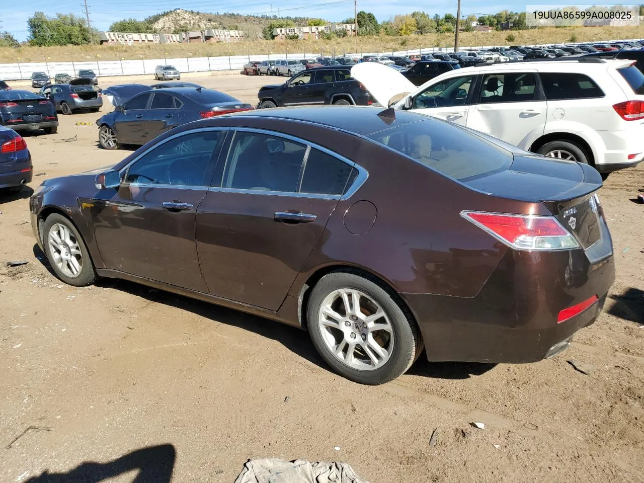 2009 Acura Tl VIN: 19UUA86599A008025 Lot: 77218894