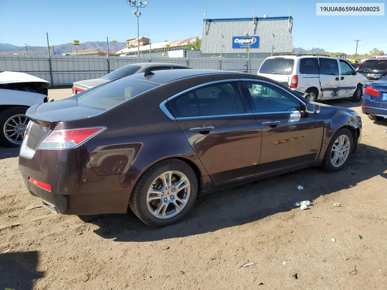 2009 Acura Tl VIN: 19UUA86599A008025 Lot: 77218894