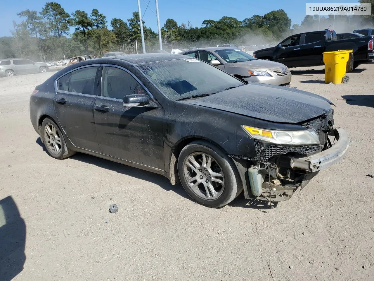 2009 Acura Tl VIN: 19UUA86219A014780 Lot: 77376514