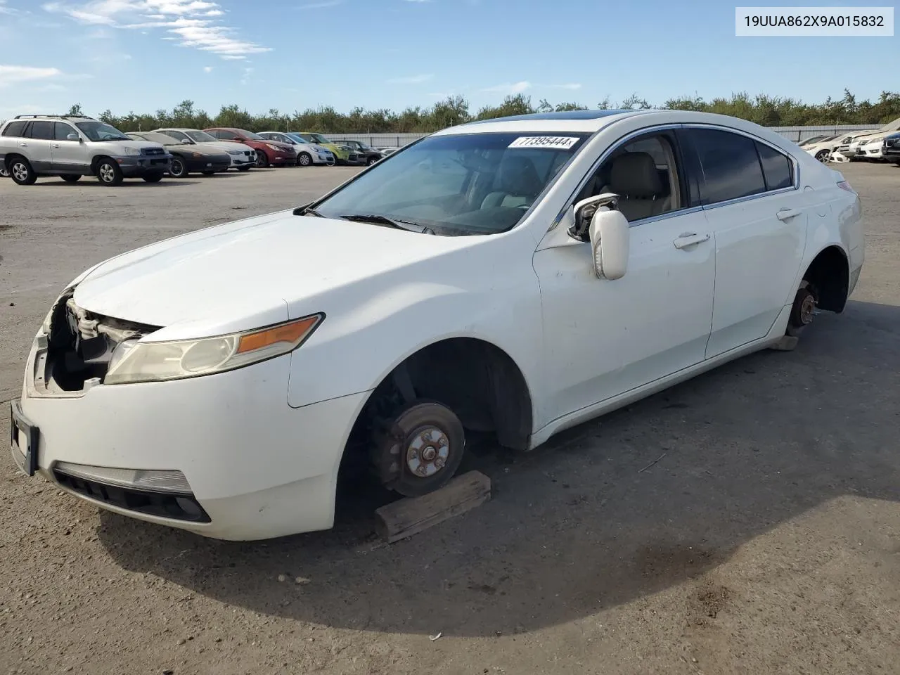 2009 Acura Tl VIN: 19UUA862X9A015832 Lot: 77395444