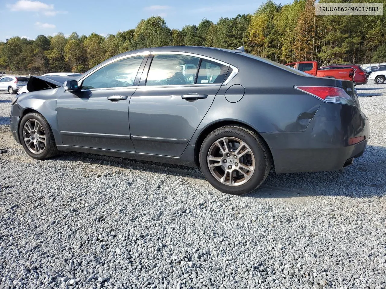 2009 Acura Tl VIN: 19UUA86249A017883 Lot: 77501924