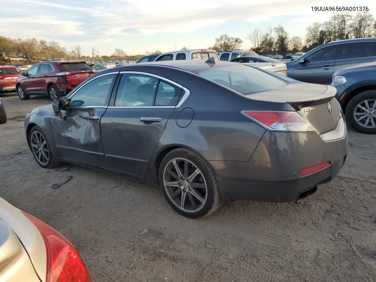 2009 Acura Tl VIN: 19UUA96569A001376 Lot: 78172594