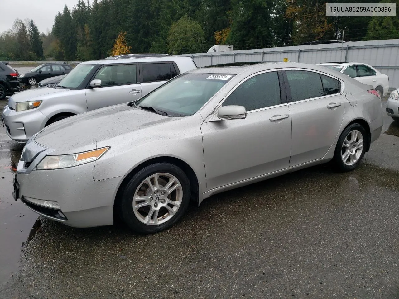 2009 Acura Tl VIN: 19UUA86259A000896 Lot: 78886374