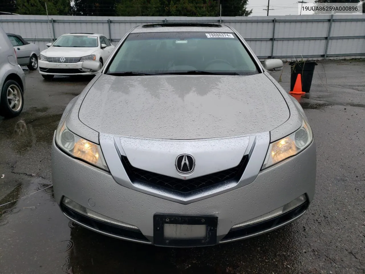 2009 Acura Tl VIN: 19UUA86259A000896 Lot: 78886374