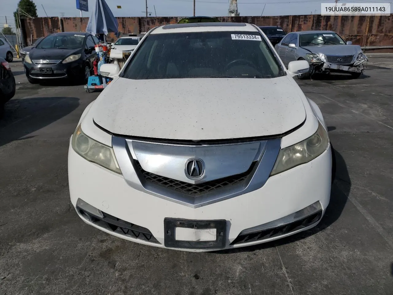 2009 Acura Tl VIN: 19UUA86589A011143 Lot: 79513334