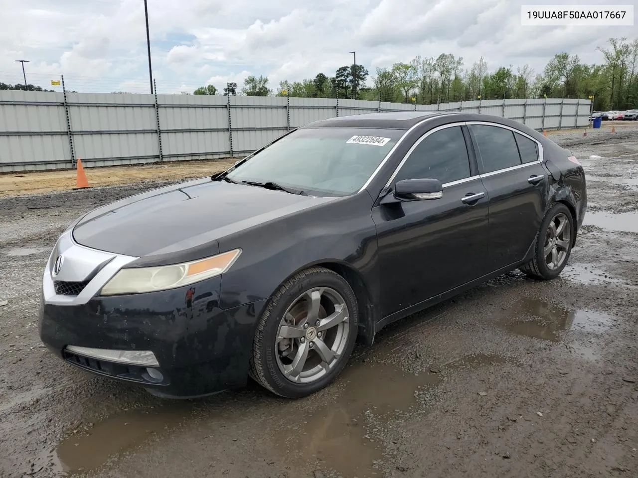 2010 Acura Tl VIN: 19UUA8F50AA017667 Lot: 49322684