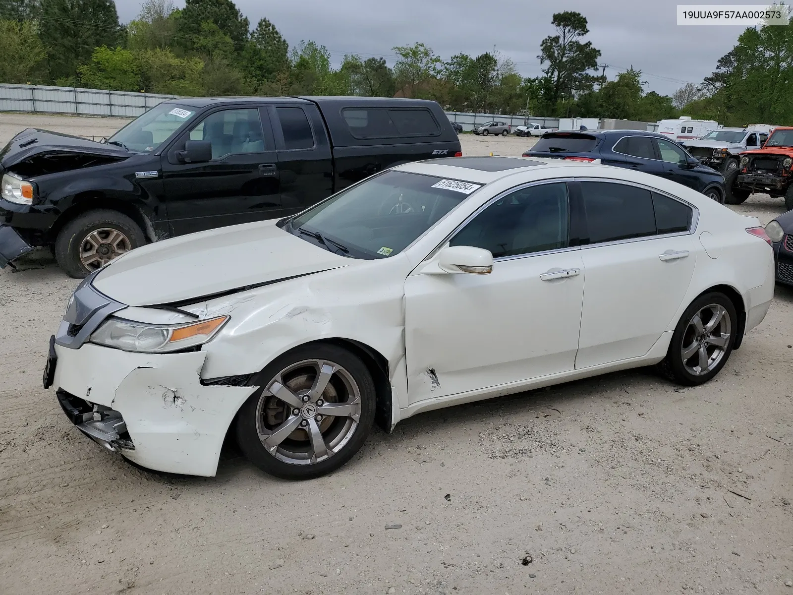 2010 Acura Tl VIN: 19UUA9F57AA002573 Lot: 51625054