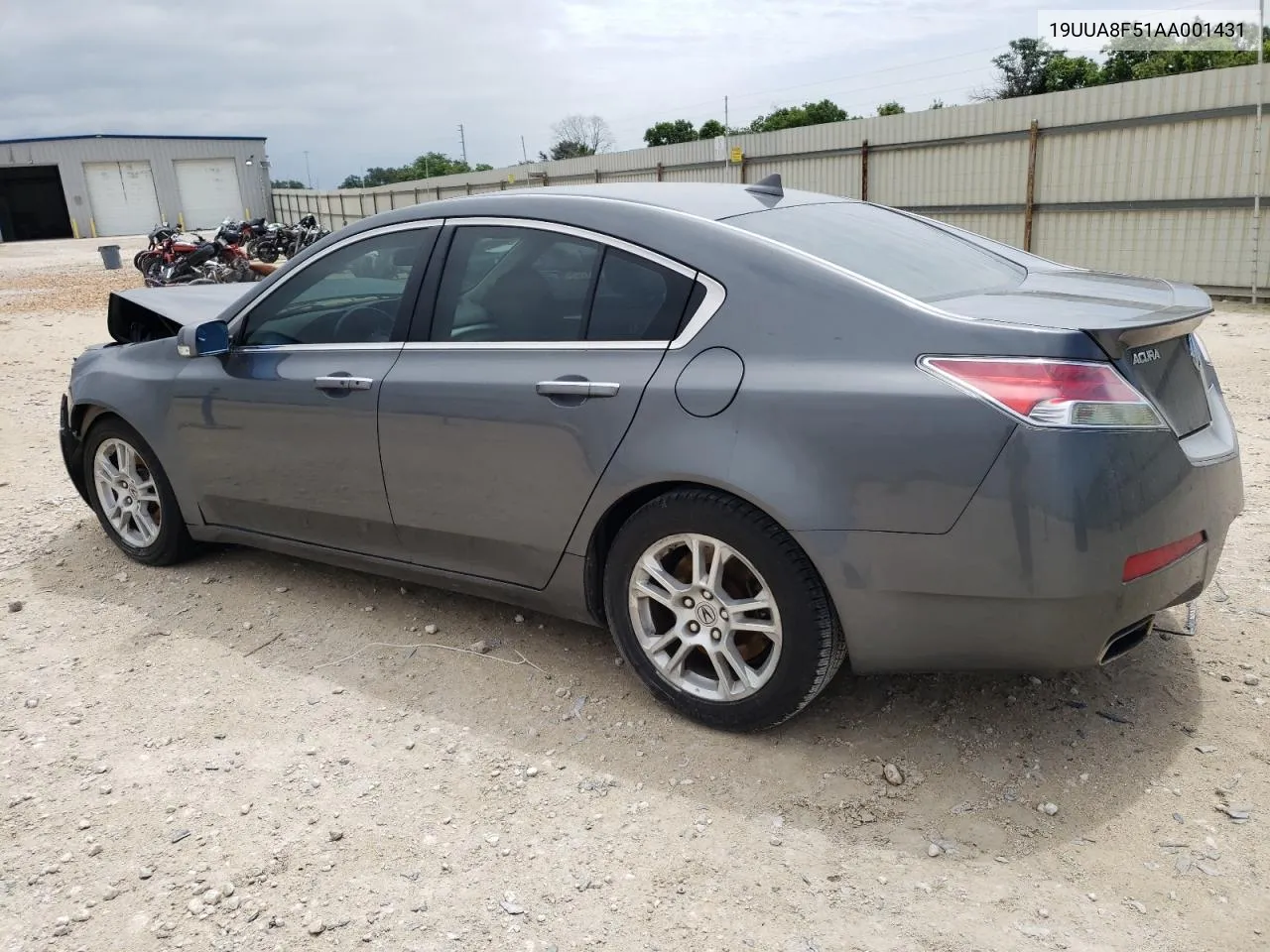 2010 Acura Tl VIN: 19UUA8F51AA001431 Lot: 55493444