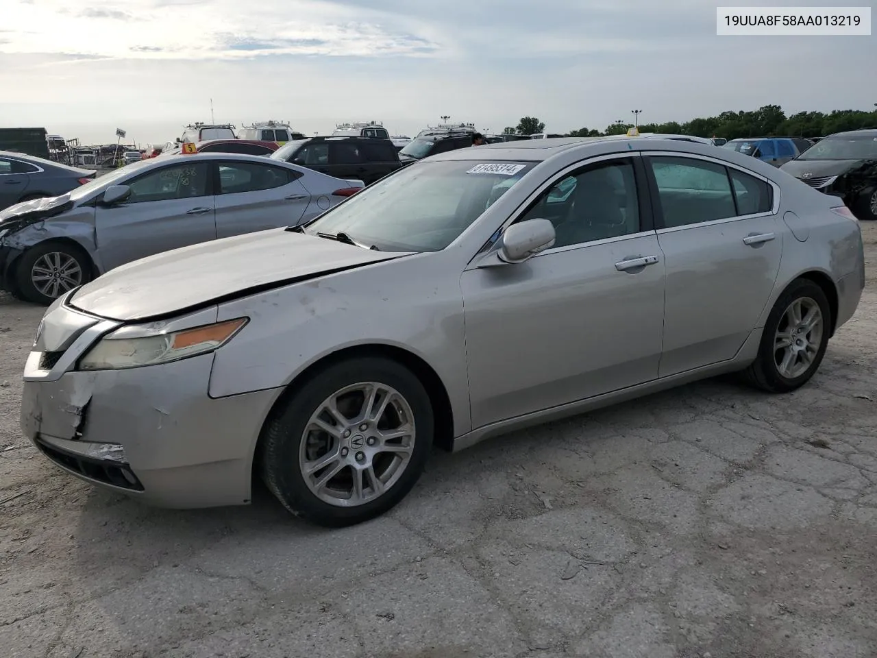 2010 Acura Tl VIN: 19UUA8F58AA013219 Lot: 61495314