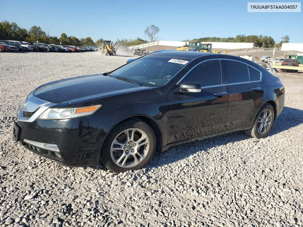 2010 Acura Tl VIN: 19UUA8F57AA004057 Lot: 63902374