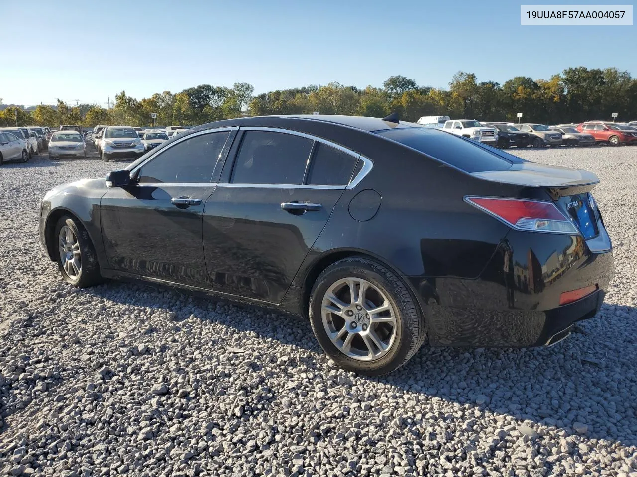 2010 Acura Tl VIN: 19UUA8F57AA004057 Lot: 63902374