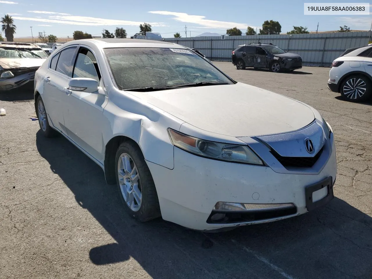 2010 Acura Tl VIN: 19UUA8F58AA006383 Lot: 67023524