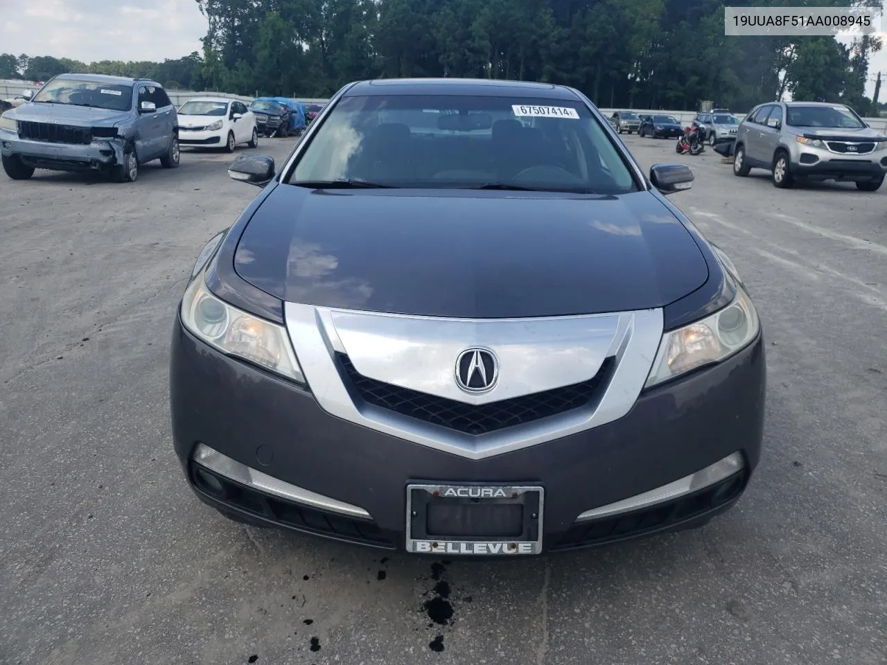 2010 Acura Tl VIN: 19UUA8F51AA008945 Lot: 67507414