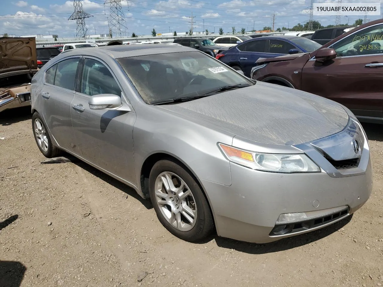 2010 Acura Tl VIN: 19UUA8F5XAA002805 Lot: 67975104