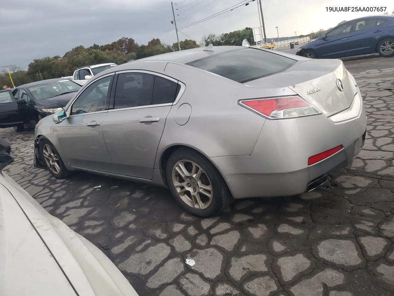 2010 Acura Tl VIN: 19UUA8F25AA007657 Lot: 72701914