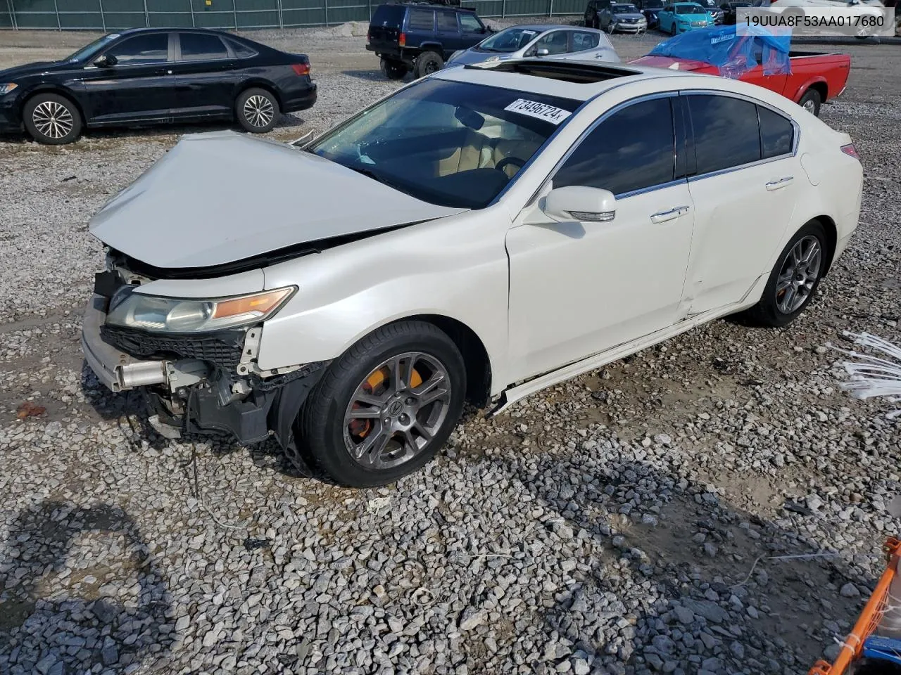 2010 Acura Tl VIN: 19UUA8F53AA017680 Lot: 73496724