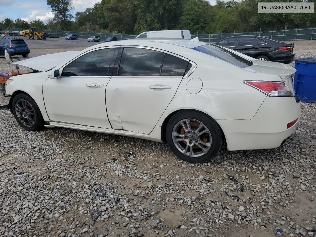 2010 Acura Tl VIN: 19UUA8F53AA017680 Lot: 73496724