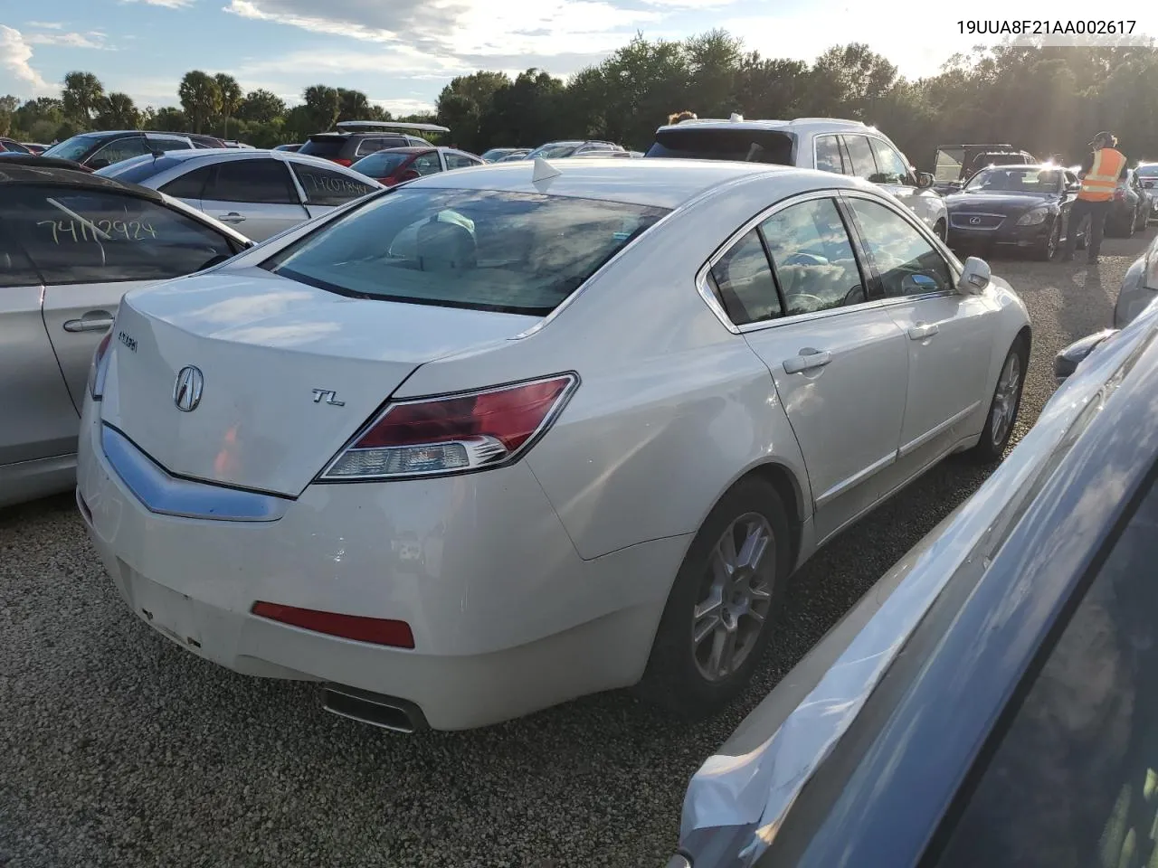 2010 Acura Tl VIN: 19UUA8F21AA002617 Lot: 74471644