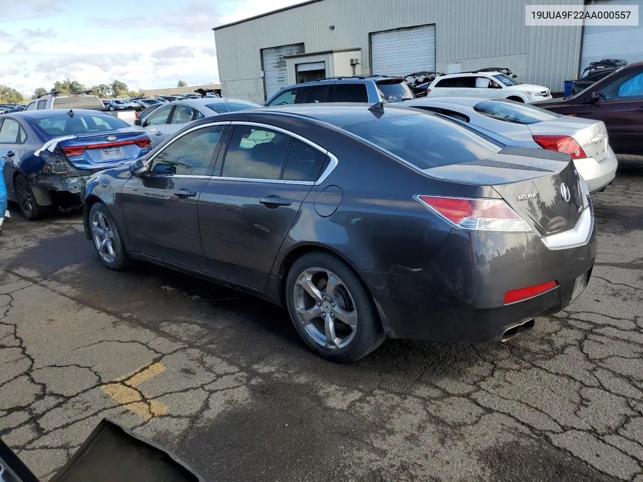 2010 Acura Tl VIN: 19UUA9F22AA000557 Lot: 74697684