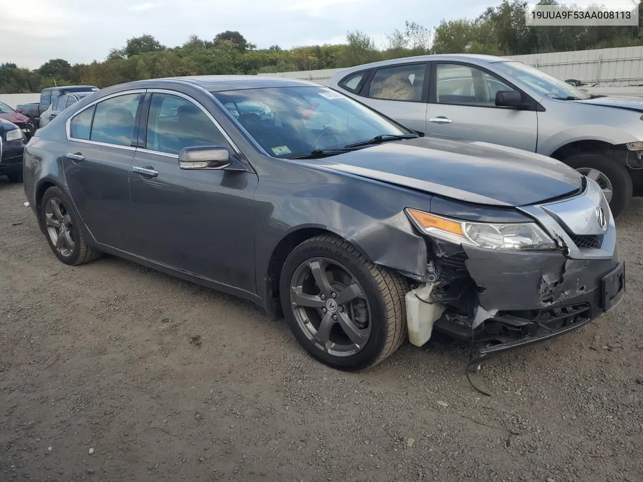 2010 Acura Tl VIN: 19UUA9F53AA008113 Lot: 74753594