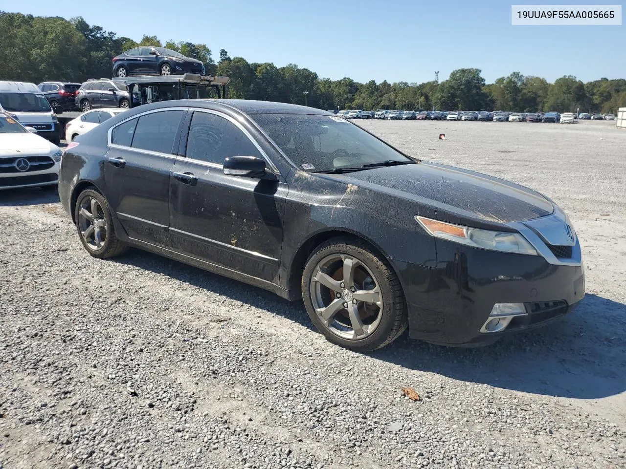 2010 Acura Tl VIN: 19UUA9F55AA005665 Lot: 74921304