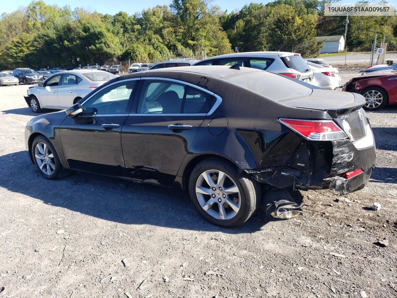 2010 Acura Tl VIN: 19UUA8F51AA009657 Lot: 75258614