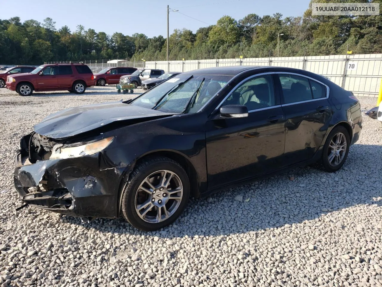 2010 Acura Tl VIN: 19UUA8F20AA012118 Lot: 75263714