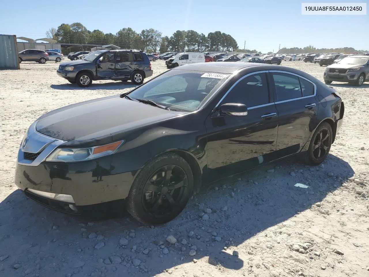 2010 Acura Tl VIN: 19UUA8F55AA012450 Lot: 75811884