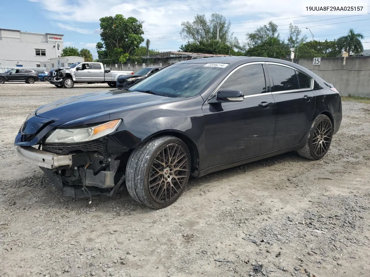 2010 Acura Tl VIN: 19UUA8F29AA025157 Lot: 75996214