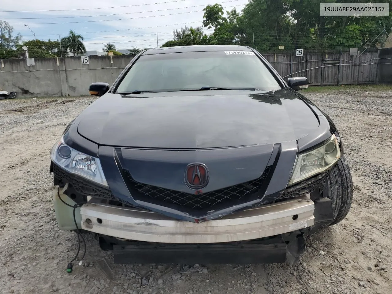 2010 Acura Tl VIN: 19UUA8F29AA025157 Lot: 75996214