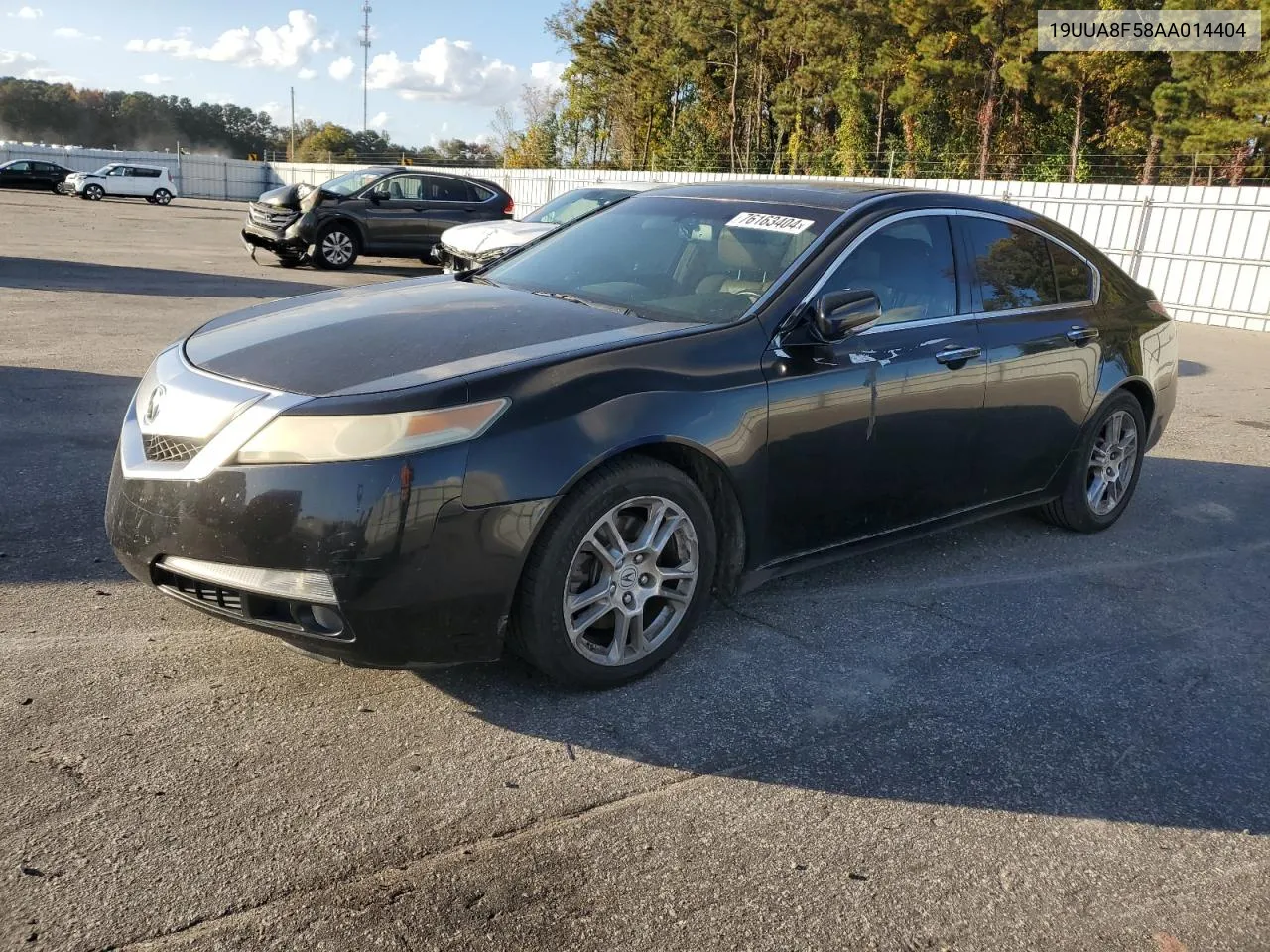 2010 Acura Tl VIN: 19UUA8F58AA014404 Lot: 76163404