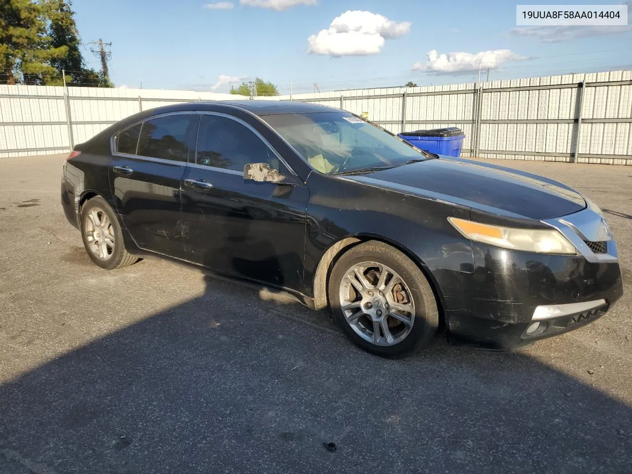 2010 Acura Tl VIN: 19UUA8F58AA014404 Lot: 76163404