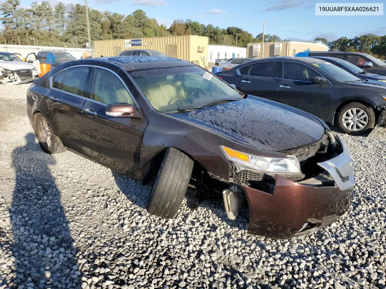 2010 Acura Tl VIN: 19UUA8F5XAA026621 Lot: 76821554