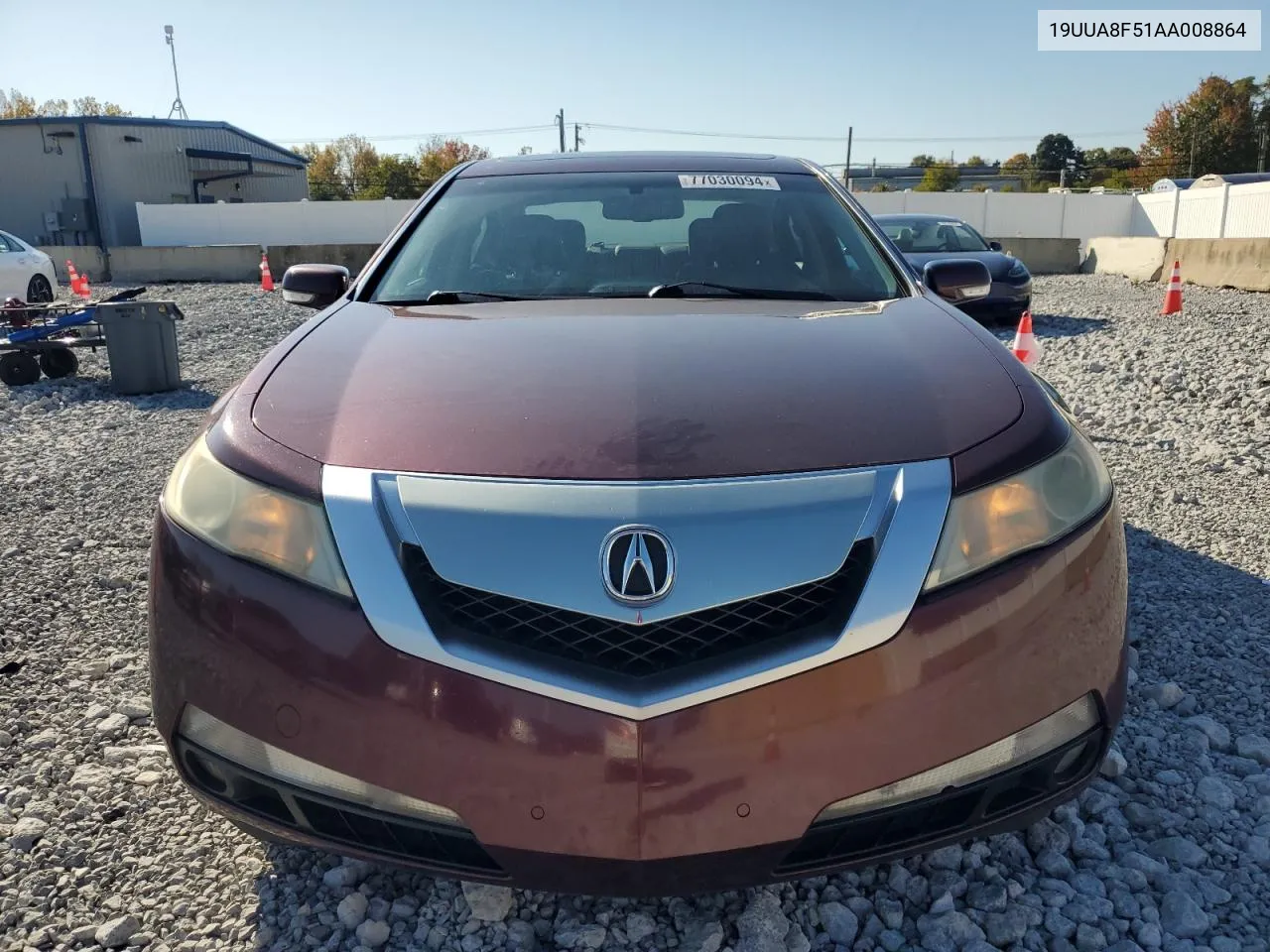 2010 Acura Tl VIN: 19UUA8F51AA008864 Lot: 77030094