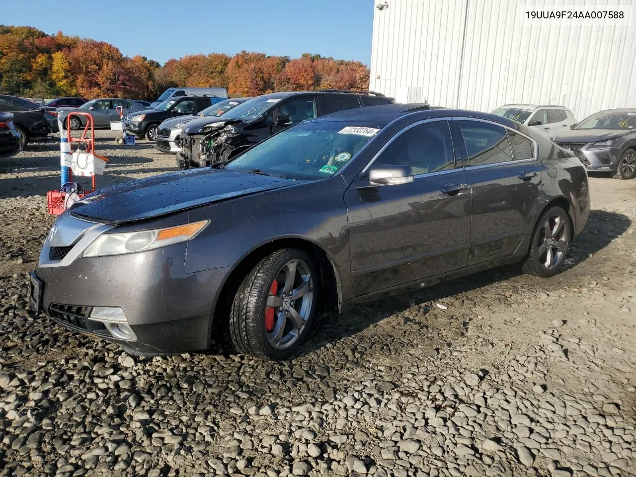 2010 Acura Tl VIN: 19UUA9F24AA007588 Lot: 77333764