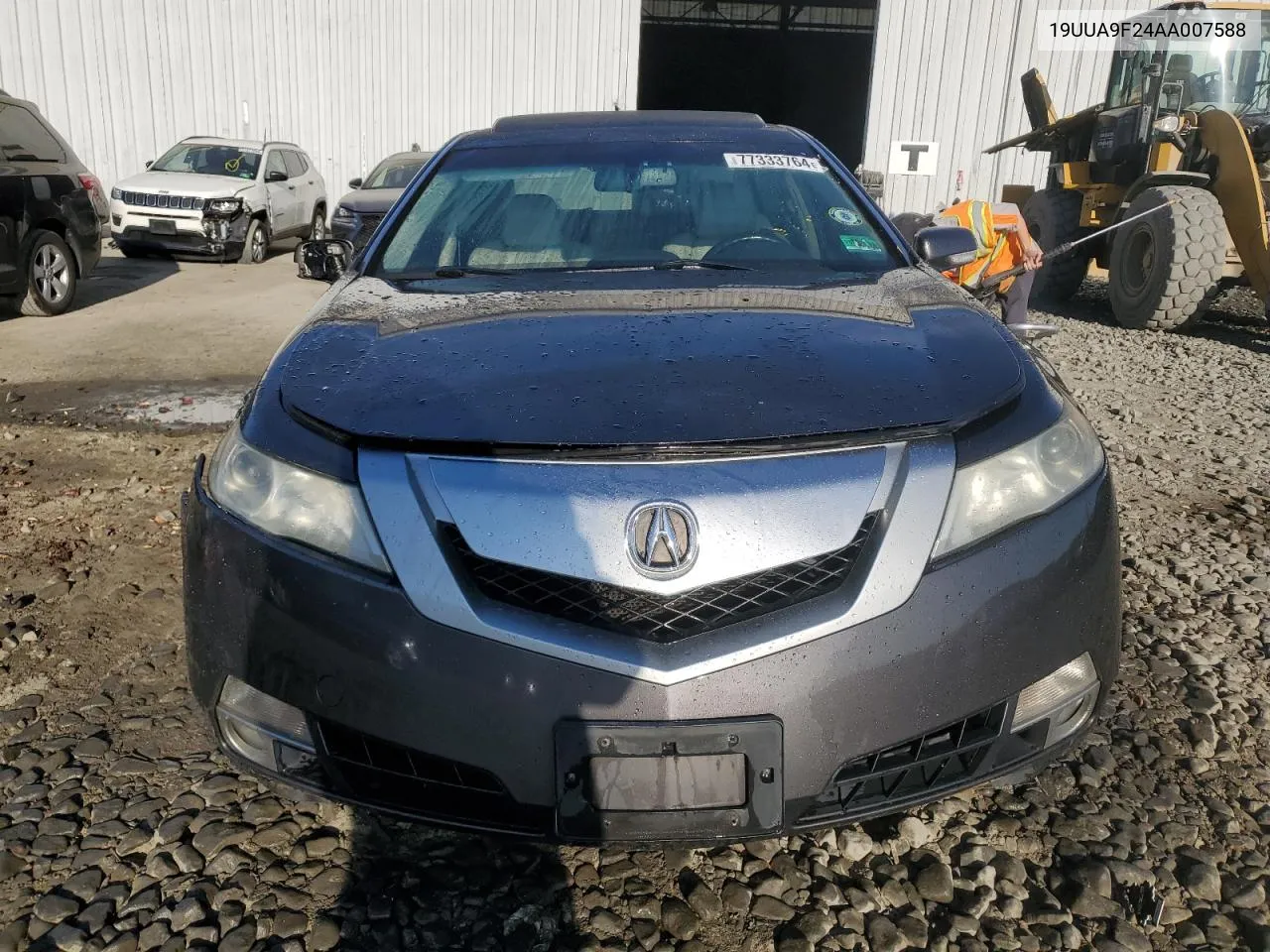 2010 Acura Tl VIN: 19UUA9F24AA007588 Lot: 77333764