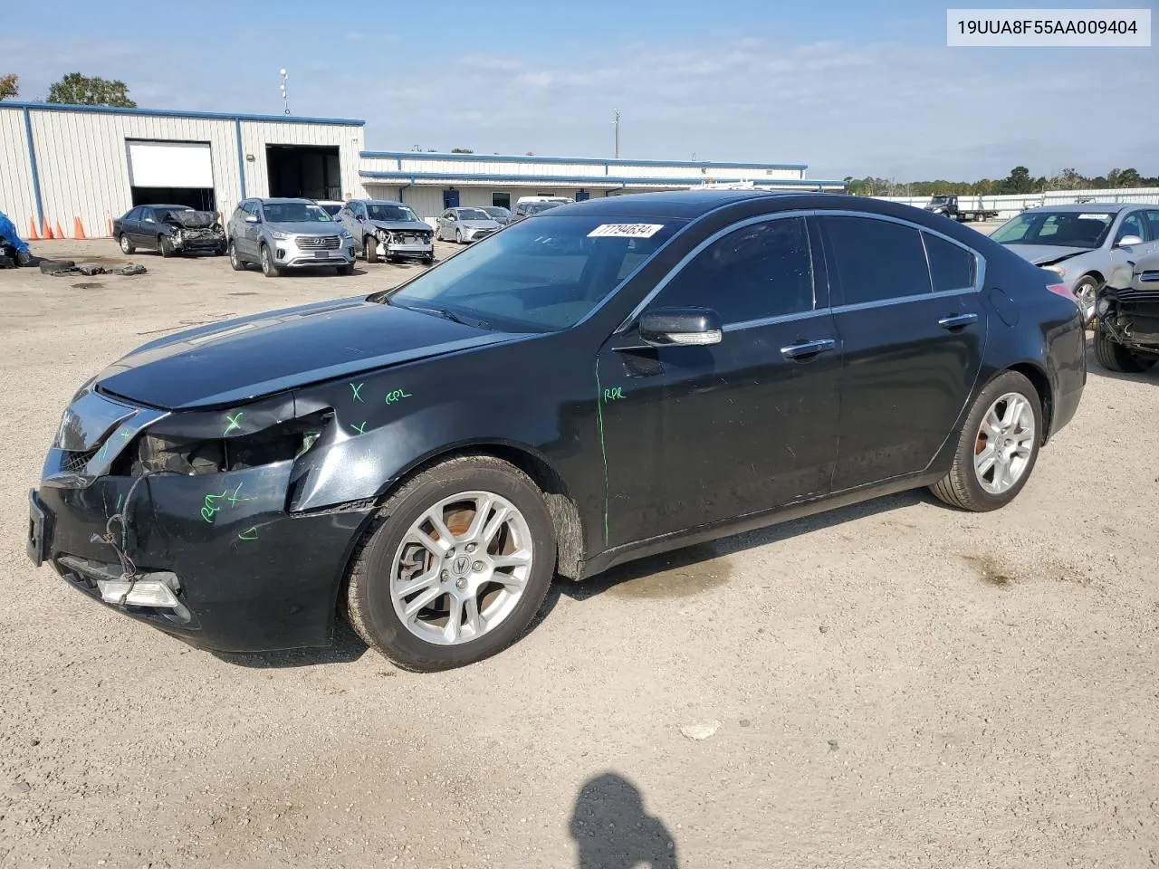 2010 Acura Tl VIN: 19UUA8F55AA009404 Lot: 77794634