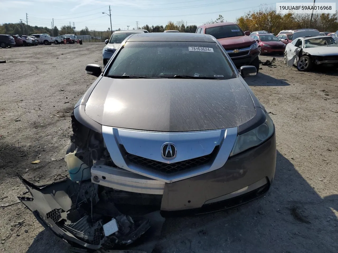 2010 Acura Tl VIN: 19UUA8F59AA016968 Lot: 78163624