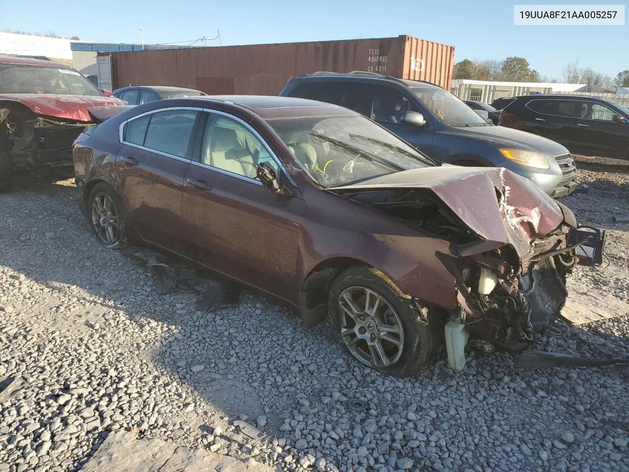 2010 Acura Tl VIN: 19UUA8F21AA005257 Lot: 79044393