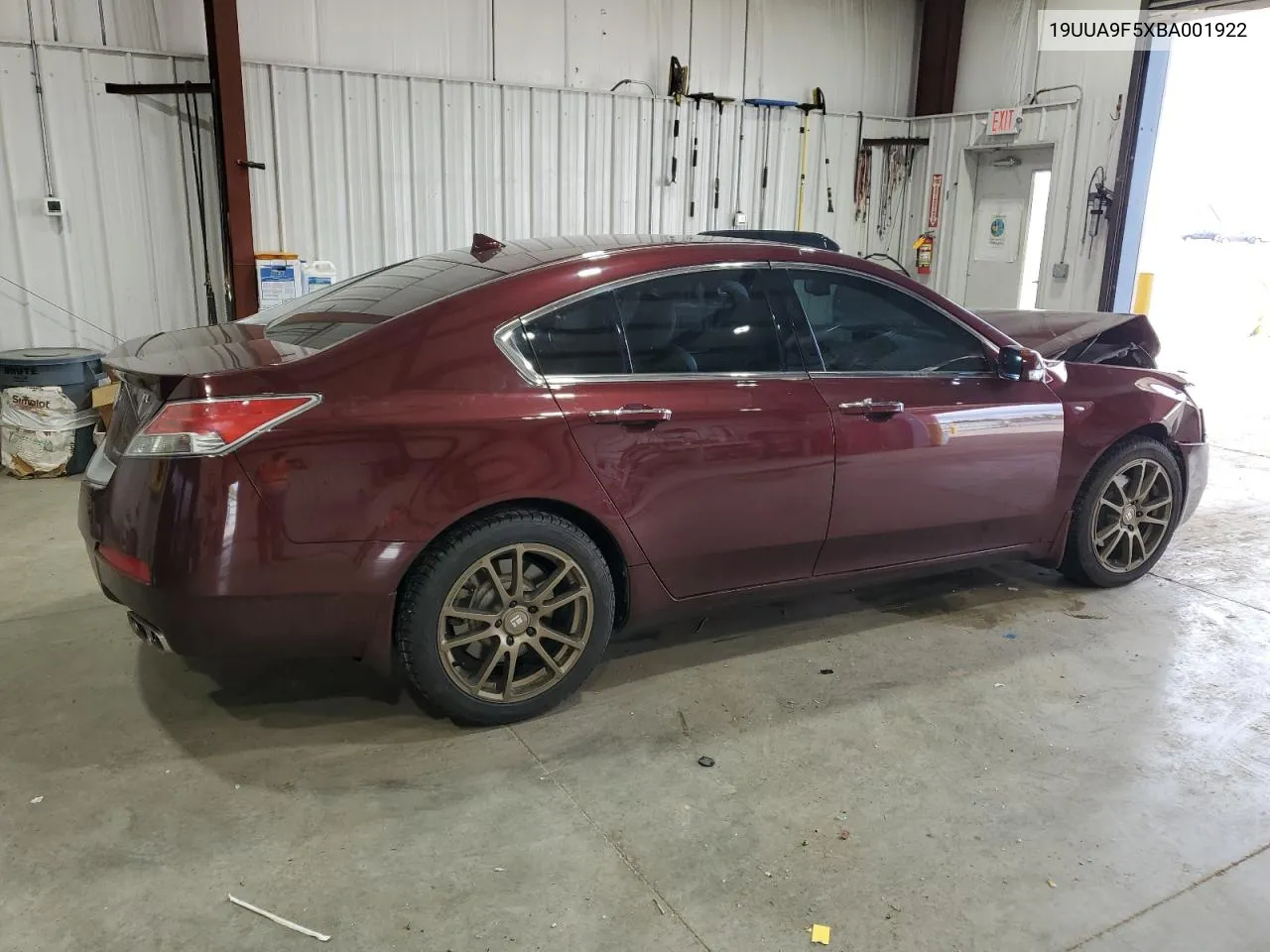 2011 Acura Tl VIN: 19UUA9F5XBA001922 Lot: 60350854