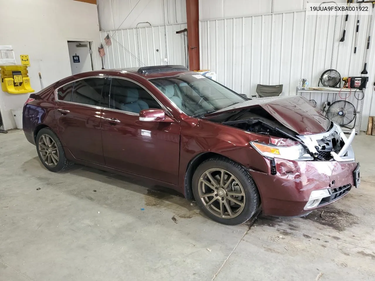 2011 Acura Tl VIN: 19UUA9F5XBA001922 Lot: 60350854